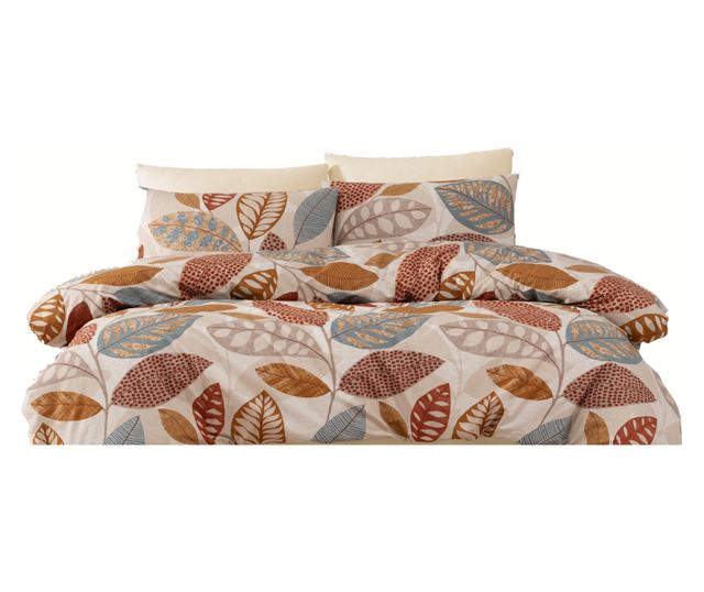 Majoli Bahar Home Collection egyes ágynemű, 100% ranforce pamut, 144 TC, 3 darab (160x220 cm takaróhuzat, 160x240 cm lepedő, 1 d