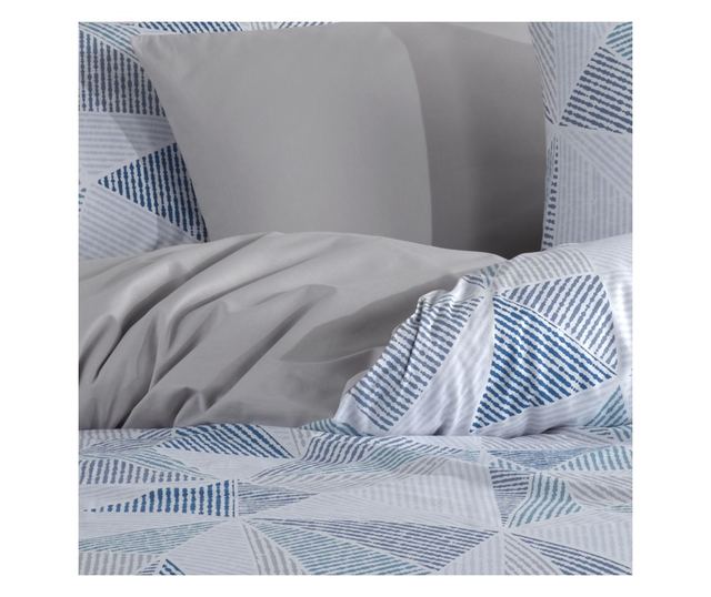 Majoli Bahar Home Collection dupla ágynemű, 100% ranforce pamut, 144 TC, 4 darab (200x220 cm takaróhuzat, 240x260 cm lepedő, 2 d