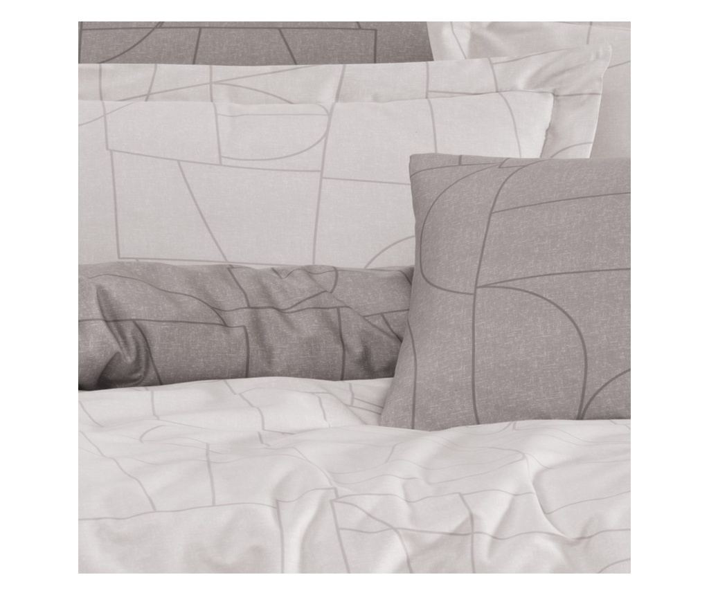 Dupli set posteljine, Class Home Collection, 100% satenski pamuk, 210TC, 6 dijelova (navlaka za poplun 200x220cm, plahta 240x260 - 2