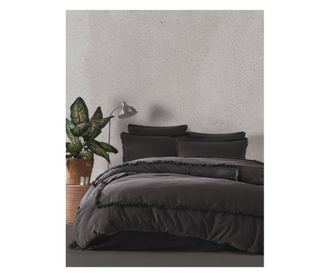 Majoli Bahar Home Collection dupla ágynemű, 100% fonott pamut, 165 gsm, 6 darab (200x220 cm takaróhuzat, 240x260 cm lepedő, 4 db