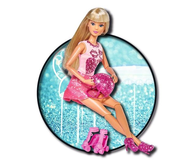Simba Steffi Love Glitter Skates 29 cm kiegészítőkkel baba