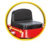 Pilsan Active 07-314 piros traktor pedállal