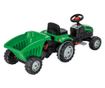 Traktor pedállal és pótkocsival Pilsan Active with Trailer 07-316 zöld