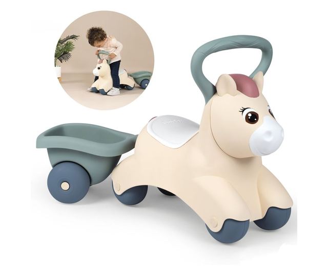 Autoumreža Smoby Pony s prikolicom