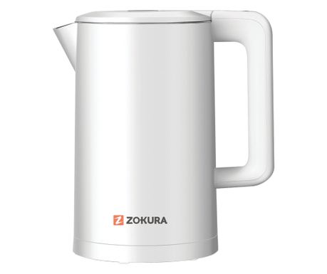 Električno kuhalo za vodu 1,7 L, 2200 W, 5 postavki temperature - Zokura