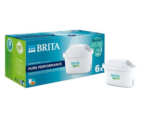 Комплект от 6 филтъра BRITA Maxtra PRO Pure Performance