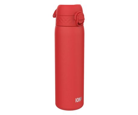 Tanka steklenica za vodo, nerjaveče jeklo, 500 ml, rdeča - Ion8