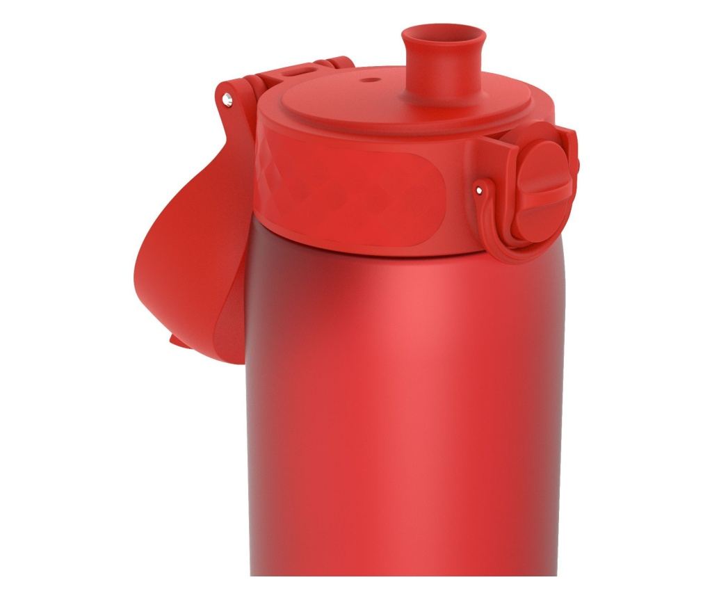 Tanka steklenica za vodo, recyclon, 500 ml, rdeča - Ion8 - 3
