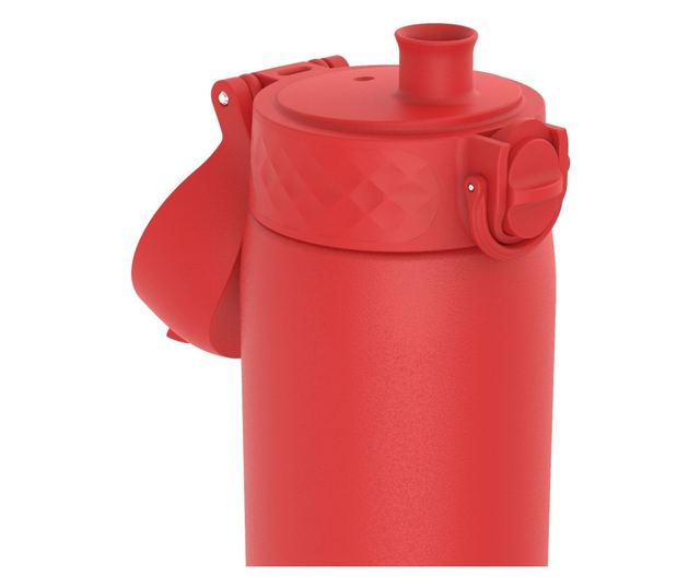 Tanka steklenica za vodo, nerjaveče jeklo, 500 ml, rdeča - Ion8