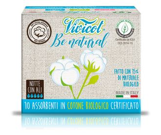 Био памучни нощни превръзки - 5 капки (10 бр.) - VIVICOT Be Natural