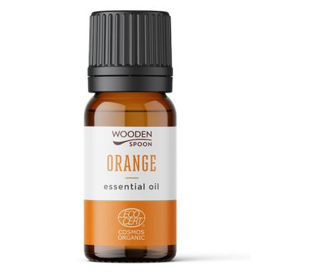 Ulei esential de portocala dulce (Citrus sinensis), bio, 10ml, Wooden Spoon