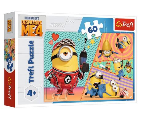 PUZZLE TREFL 4IN1 DESPICABLE ME 4 MINIONOK BOLONDOK