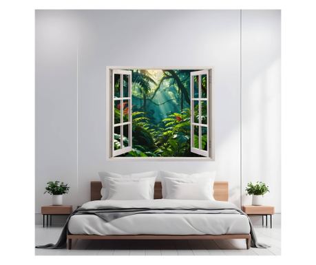 Farebná fólia na dekoráciu stien, rozmer 125 x 110 cm, model: VIEW TO HAVEN 21