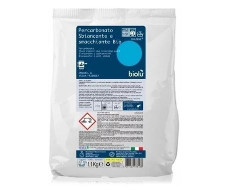 Ekološki detergent za odstranjevanje madežev, prašek (perkarbonat), 1100g, Biolu