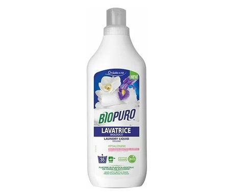Bioalergeni detergent za belo in barvasto perilo 1l Biopuro
