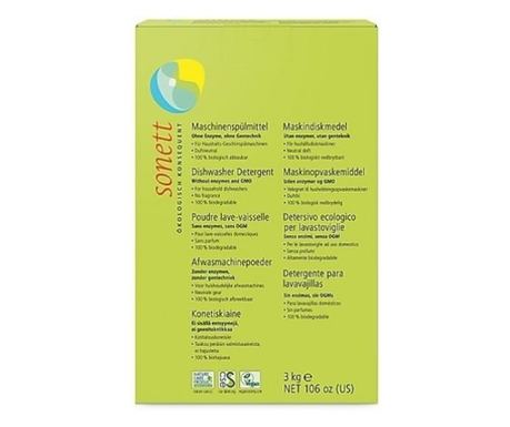 Sonett Οικολογικό Απορρυπαντικό Πλυντηρίου Πιάτων σε Σκόνη 3kg