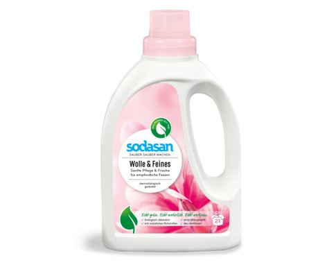 Sodasan Ekološki tekoči detergent za občutljive tkanine, volno in svilo 750 ml