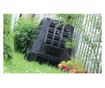 Kompostor za vrt, 850 L, crn, Evoblack