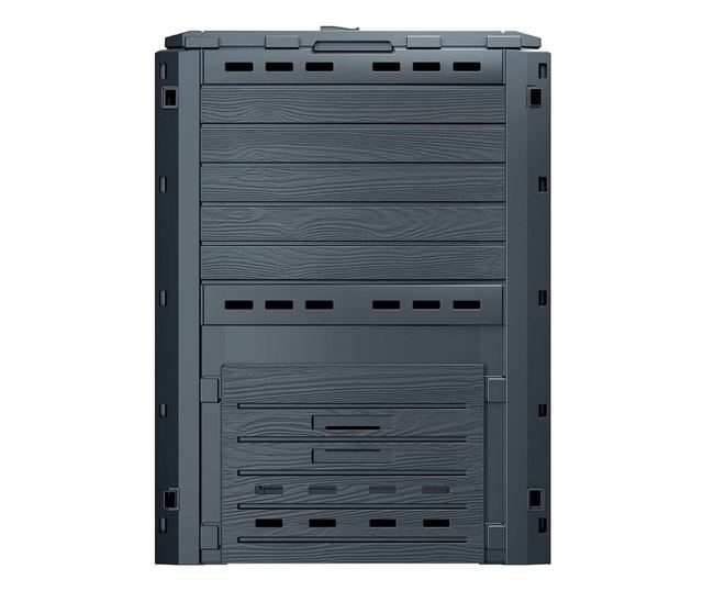 Kompostor za vrt, Compogreen Woody, 280 L, crn, 59,6x60x100, Prosperplast