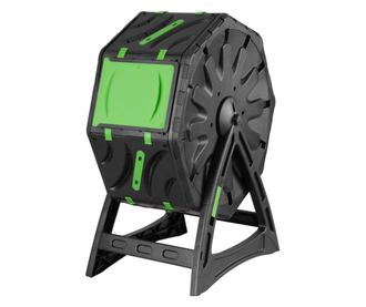 Kompostni bubanj/bačva za vrt, Strend Pro, 70 L, crna, 55,5x36x72 cm