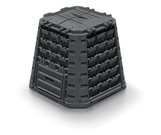 Kompostor za vrt, 450 L, crn, Evogreen, Vario