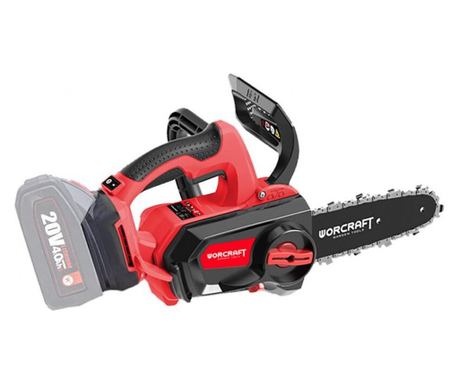 Drujba electrica, Worcraft, 4 Ah 20V Li-Ion (acumulator neinclus), ultra usoara, 20.5 cm