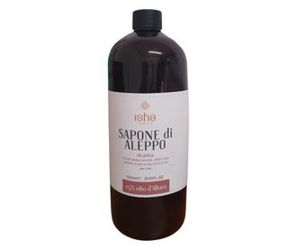 Sapun od Alepa tekući s 25% ulja lovora, 1000ml, Isha