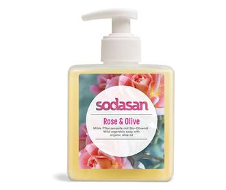 Tekući gel za tuširanje bio ruža maslina 300 ml SODASAN