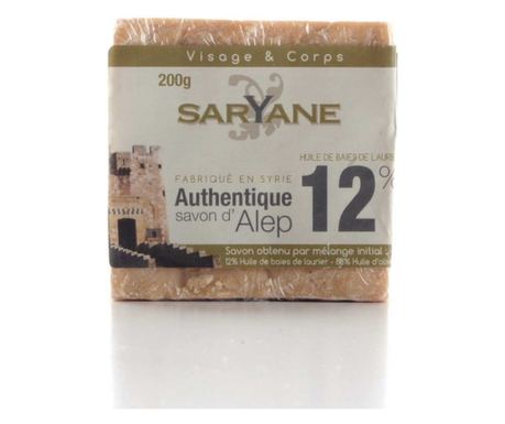 Sapun od Alepa s 12% ulja lovora, 200 gr