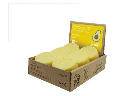 Balzam za lase v trdni obliki z bio avokadom 12 kosov x 60 g Biolu