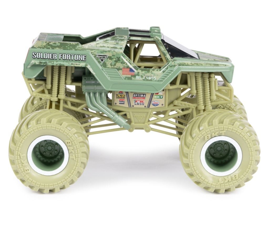 MONSTER JAM METALNI AUTOMOBIL SOLDIER FORTUNE MJERILO 1:24 - 2