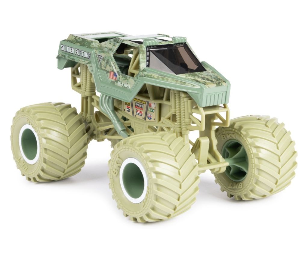 MONSTER JAM METALNI AUTOMOBIL SOLDIER FORTUNE MJERILO 1:24 - 3