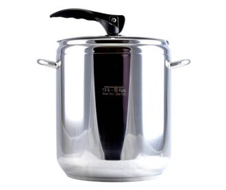 Inox gyorsfőző kukta 13 literes
