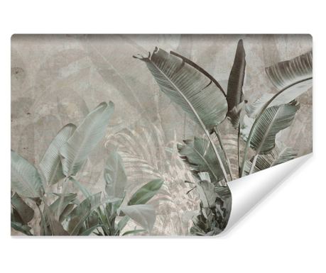 Fototapet Muralo Decor exotic abstract pentru un living 3D 450 cm x 300 cm ungla tropicala  450x300cm