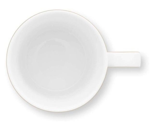 Šalica od porculana, Pip Studio, Zelena, 250ml, kolekcija Love Birds