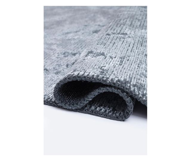 Designer Rug PLAIN ICE BLUE (A), Handmade, 160 x 230 cm