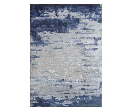 Oblikovalska preproga MEADOW PETROL, ročno delo, 240 x 340 cm