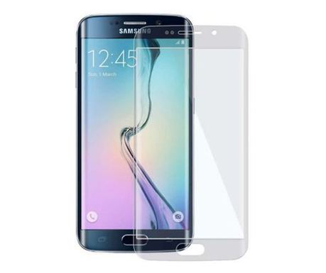 Műanyag fólia Samsung Galaxy S6 Edge-hez, MyStyle teljes ragasztó, lefedi a teljes kijelzőt