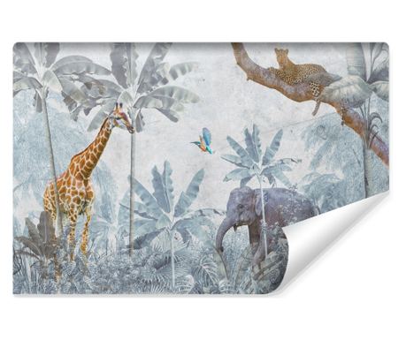 Fototapet Muralo Decor jungla de basm, perfect pentru camera unui copil Abstractie 405 cm x 270 cm  405x270cm