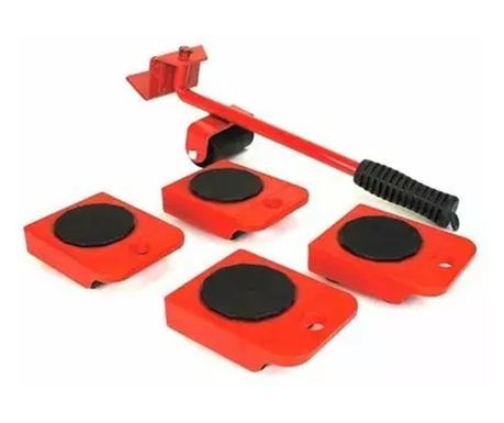 Set transportat si ridicat mobila, Gonga® Rosu