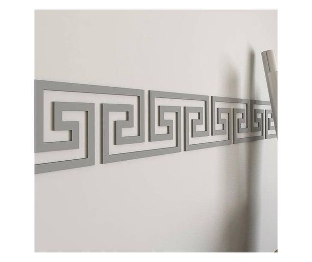 Set Oglinzi Design Versace, Oglinzi Decorative Acrilice SILVER, MyStyle Luxury Home 10 bucati/set - 5 cm