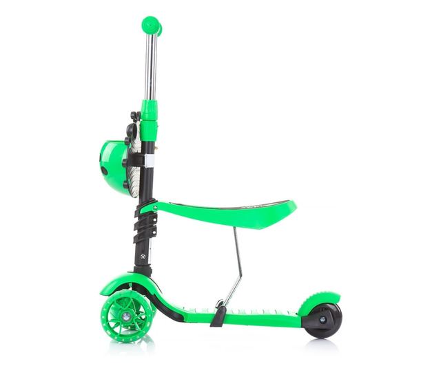 Тротинетка Chipolino Kiddy Evo 3 в 1 с дръжка лайм