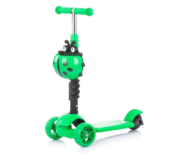 Тротинетка Chipolino Kiddy Evo 3 в 1 с дръжка лайм