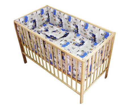 Hubners Pirates 5-dijelni set posteljine za dječji krevetić