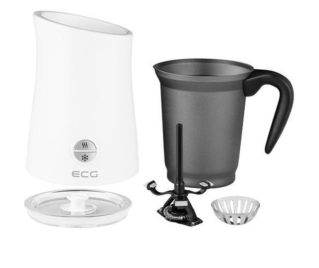 Aparat pentru spuma de lapte ECG NM 2255 Latte Art, magnetic, 300ml, 550W, culoare alba