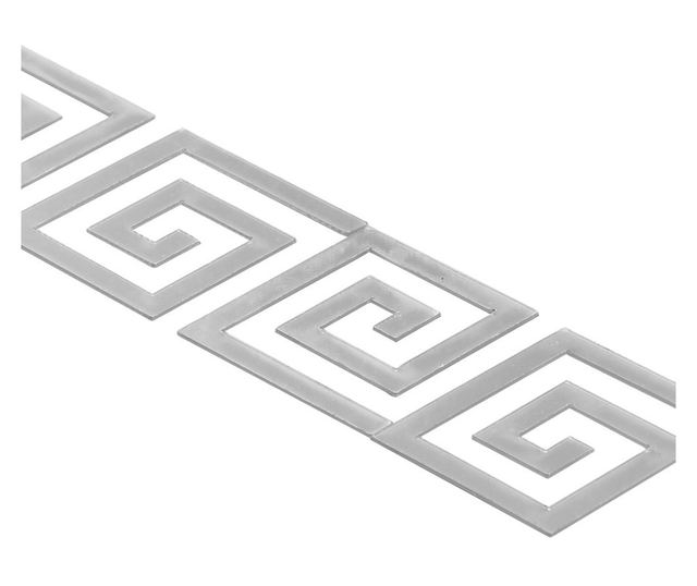 Set Oglinzi Design Versace, Oglinzi Decorative Acrilice SILVER, MyStyle Luxury Home 10 bucati/set - 5 cm