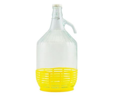 Demizson fémcsatos kupakkal 5l