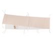 Protectie patut Childhome 35x340 cm, Jerse/Muselina Teddy thumbnail 2