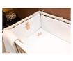 Protectie patut Childhome 35x340 cm, Jerse/Muselina Teddy thumbnail 4
