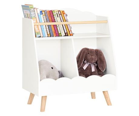 SoBuy, truhla na hračky, skladování dětských knih, regal kinderzimmer, KMB100-K-W